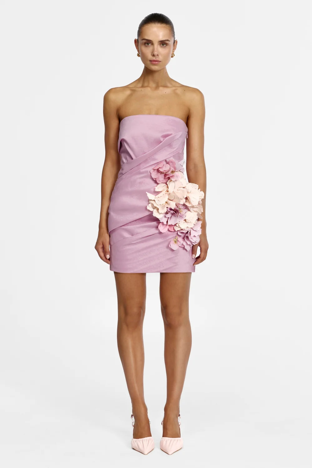 ACLER - Keble Mini Dress in Blushmuse