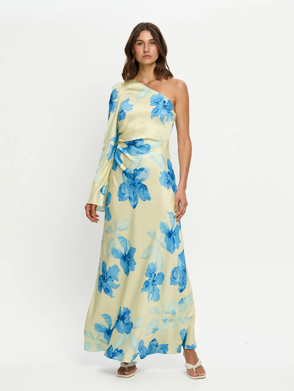 KIVARI - Sophie One Sleeve Maxi Dress