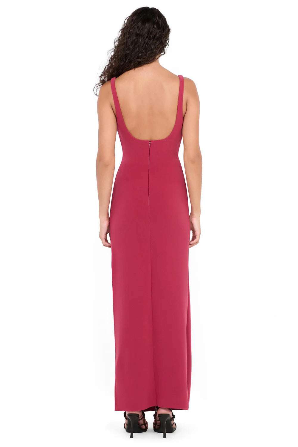 BEC + BRIDGE - KARINA SPLIT MAXI DRESS - In Raspberry