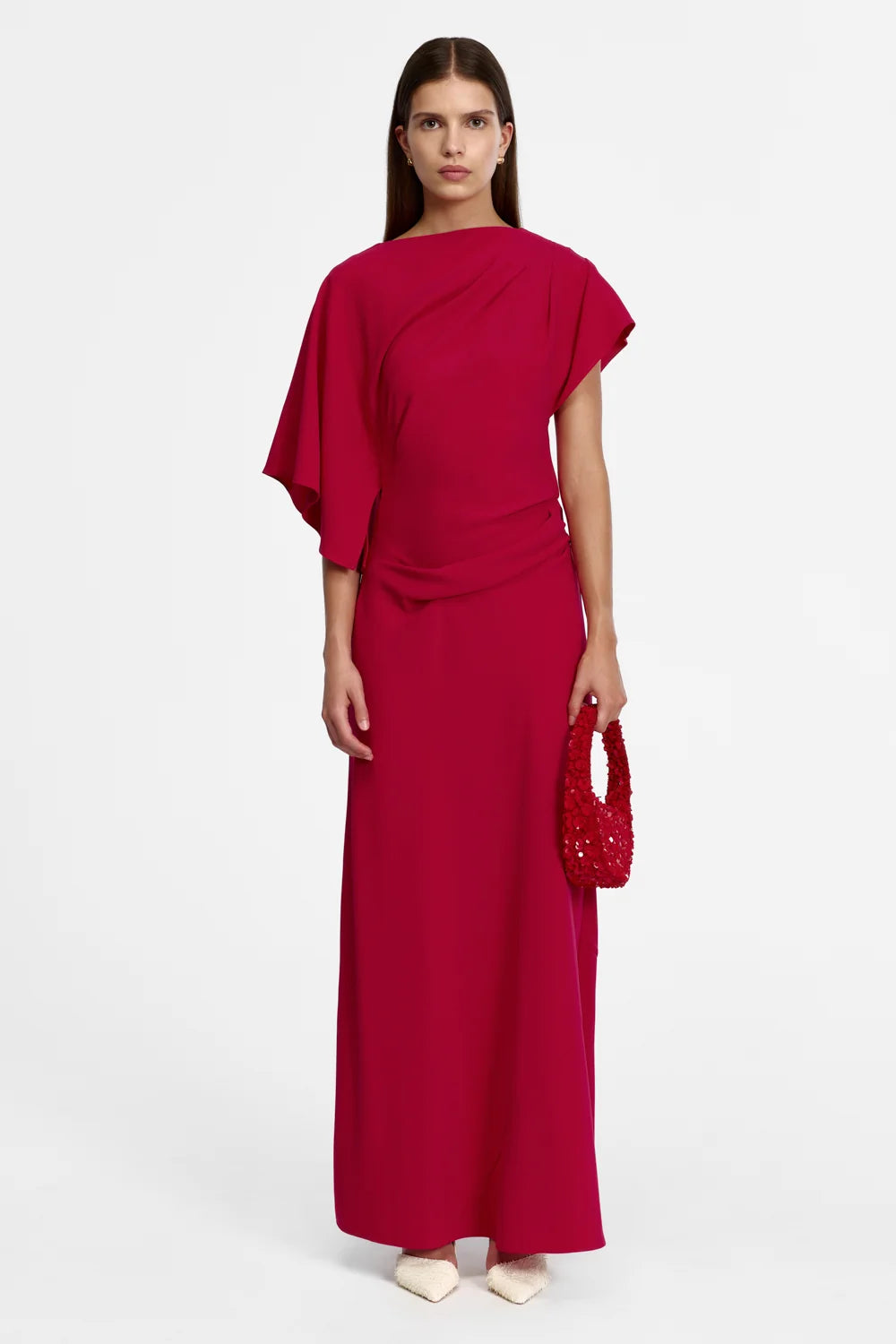 Acler - Lansvale Maxi Dress in BERRY