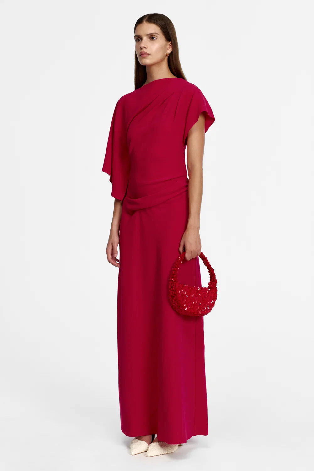 Acler - Lansvale Maxi Dress in BERRY