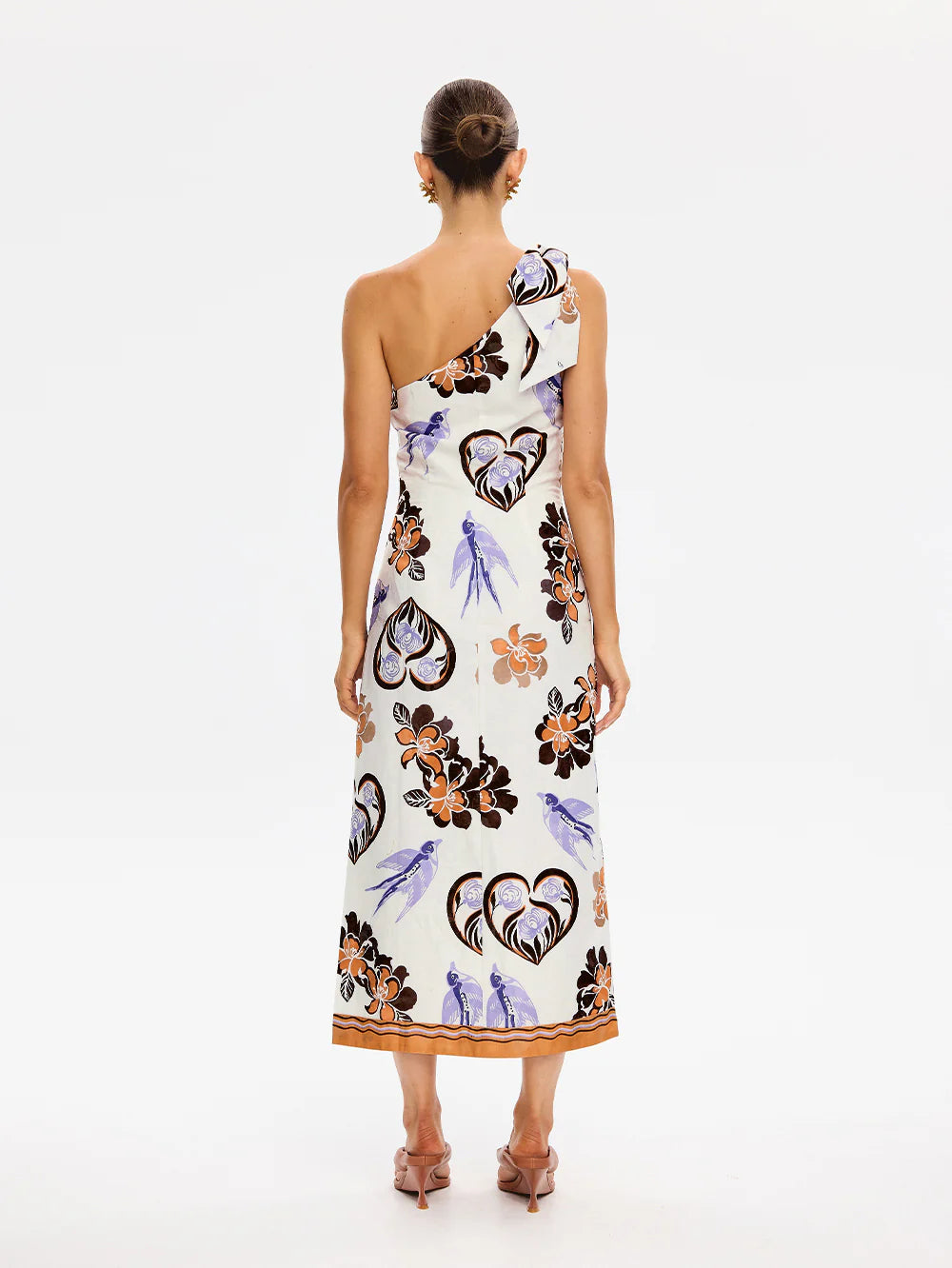 KIVARI - Marit Midi Dress in CREAM TAN