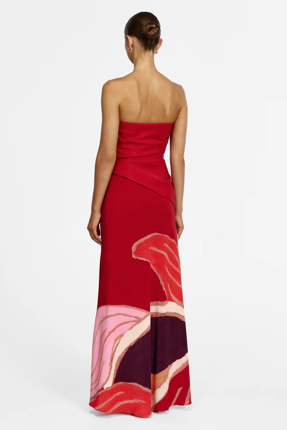 Acler - Lingle Maxi Dress in ROUGE ECLIPSE