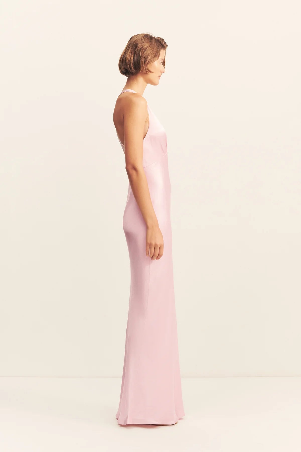 Shona Joy - La Lune Plunged Cross Back Maxi Dress IN BLOSSOM