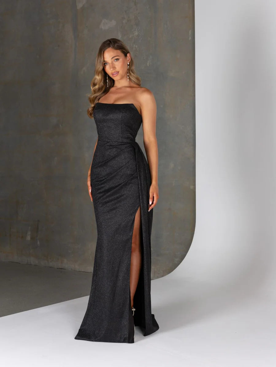 TANIA OLSEN Livia Dress in Black