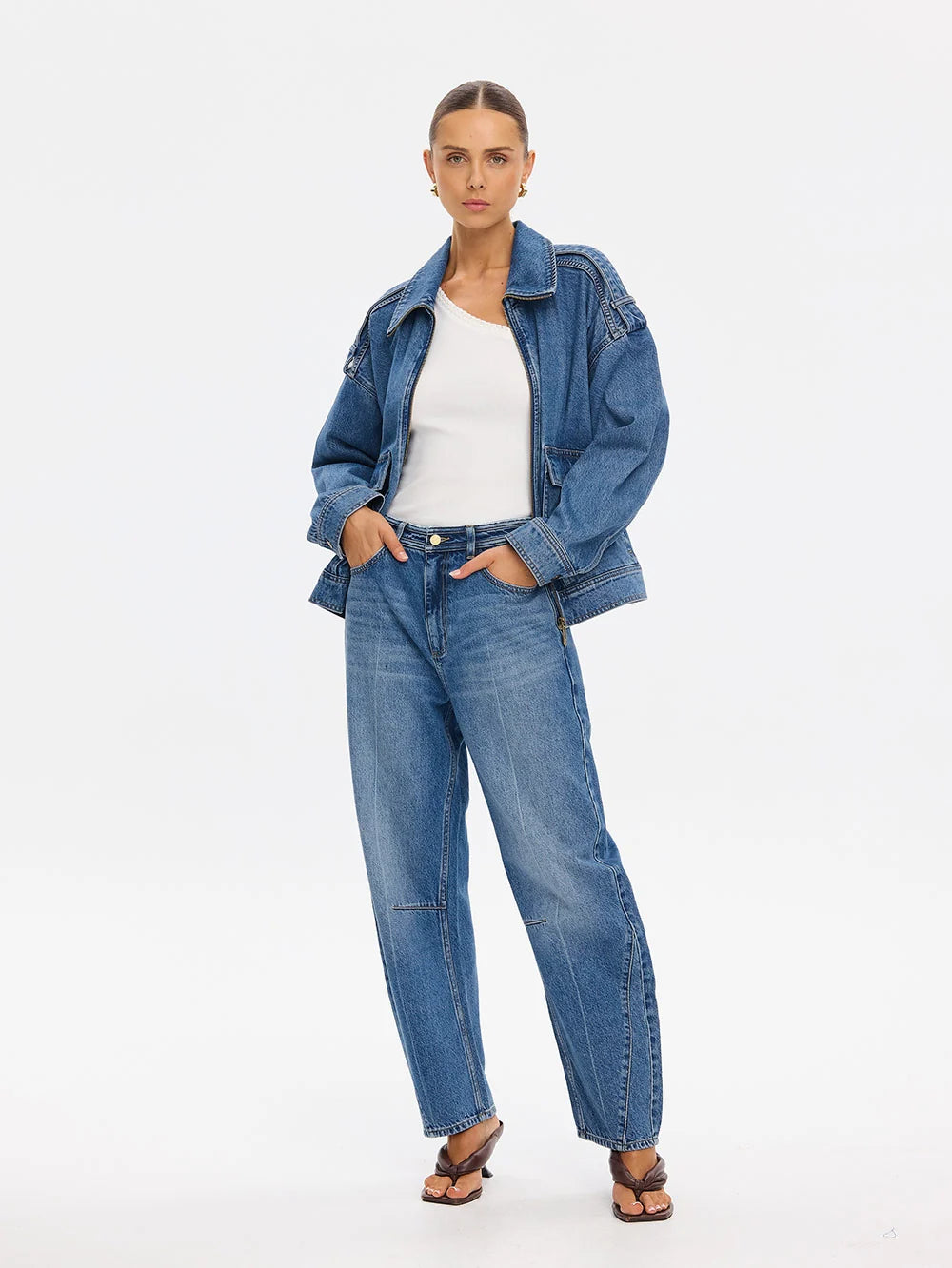 KIVARI - Dylan Jean in Drift Blue