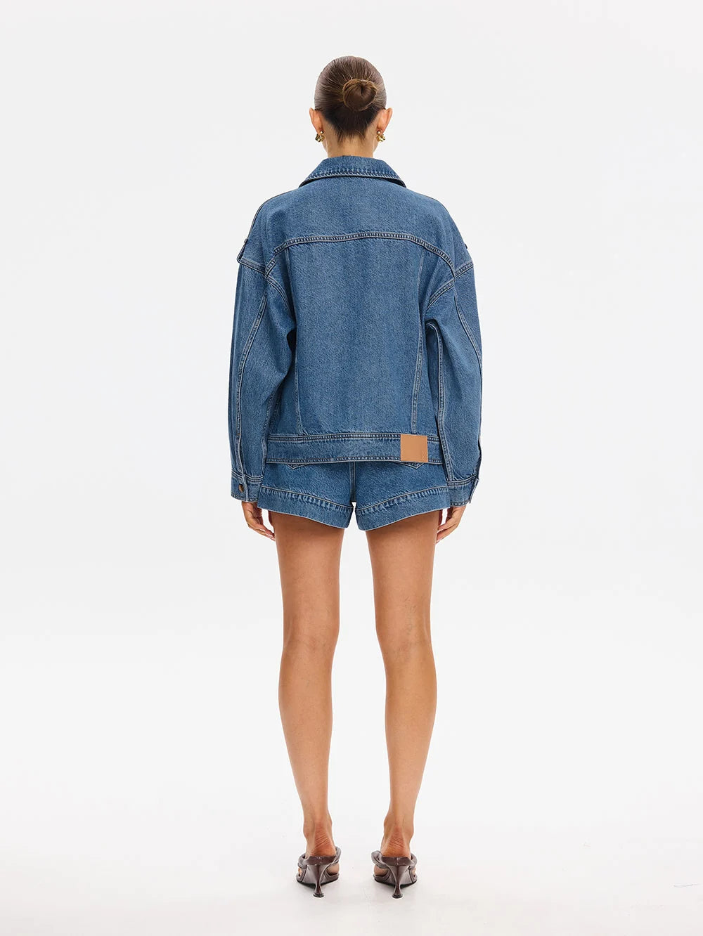 KIVARI - Rita Denim Jacket in Vintage Blue