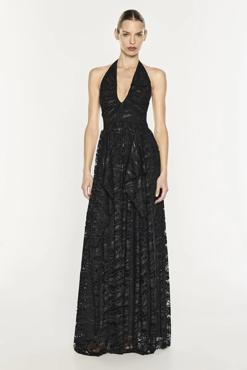 Manning Cartell - Masterpiece Halter Dress IN BLACK