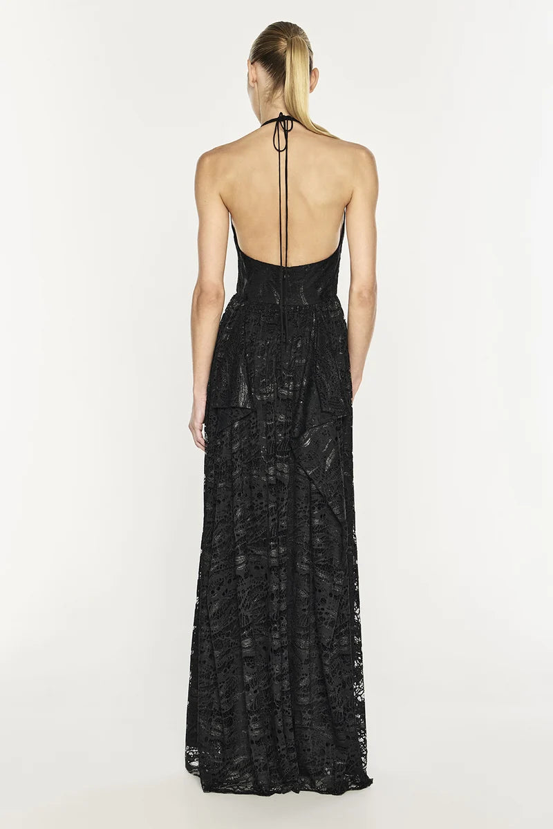 Manning Cartell - Masterpiece Halter Dress IN BLACK