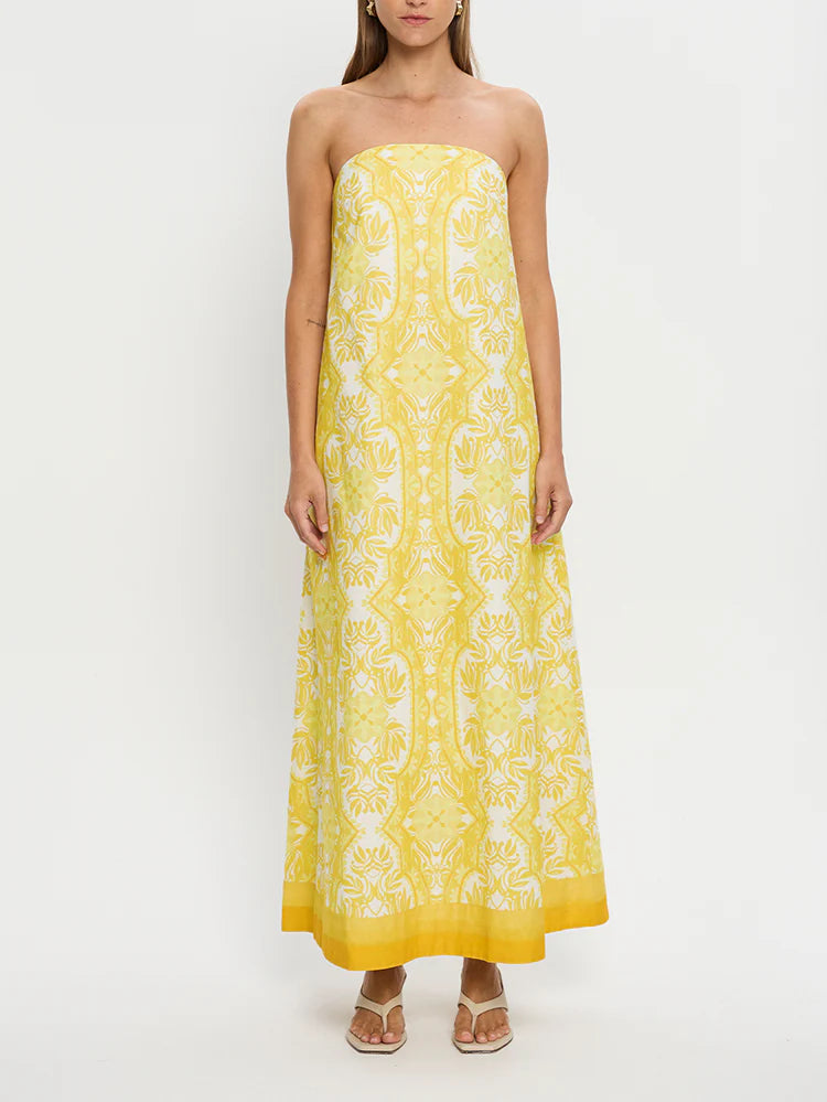 KIVARI Madeline Strapless Maxi Dress