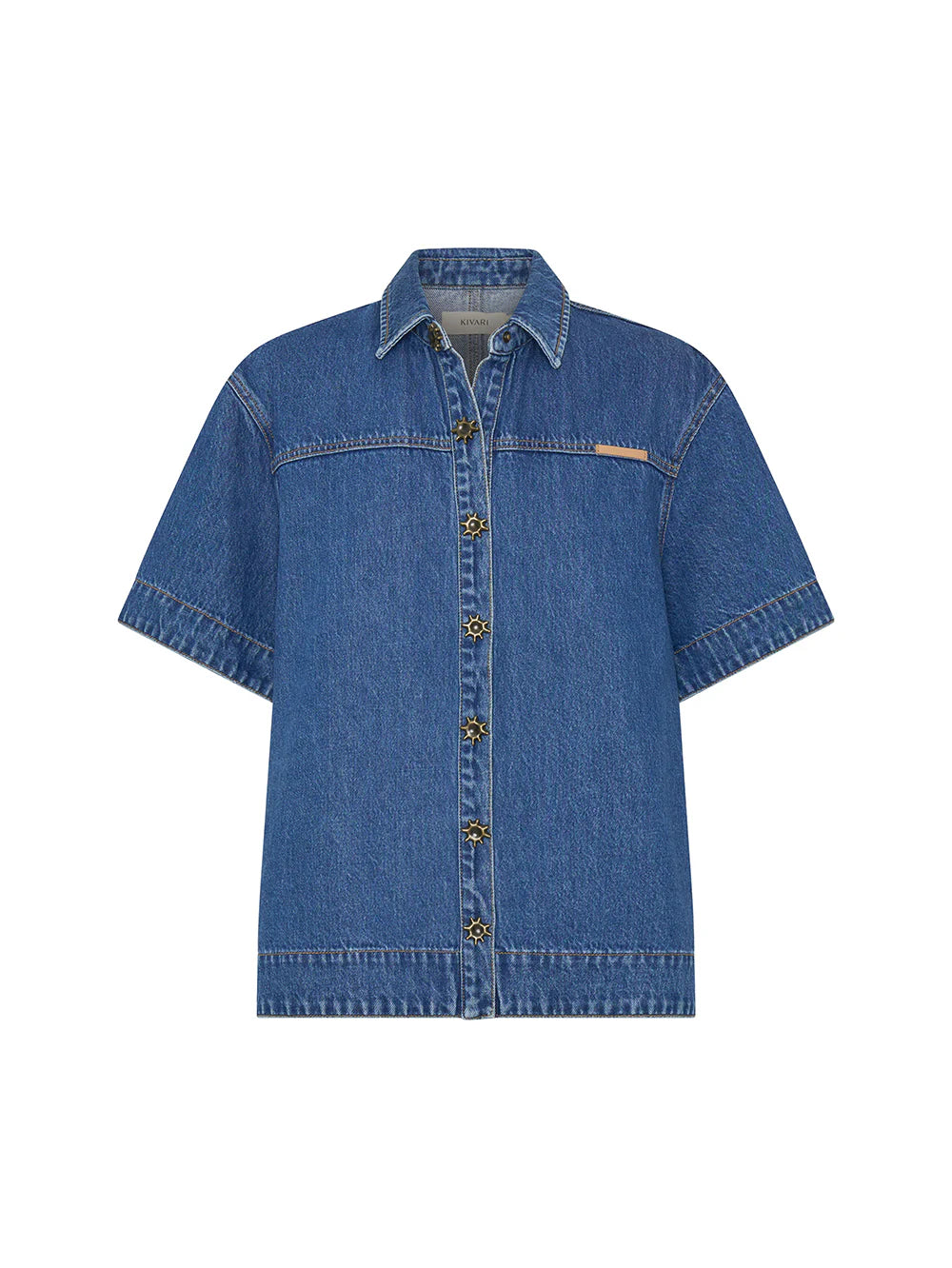 KIVARI - Marla Shirt in Indigo