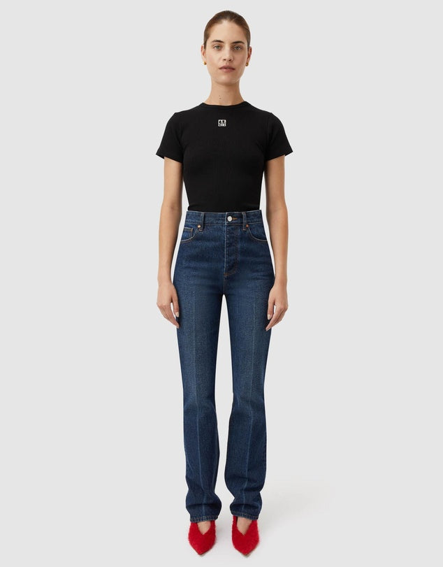 CAMILLA AND MARC - Nora Fitted Tee in Black