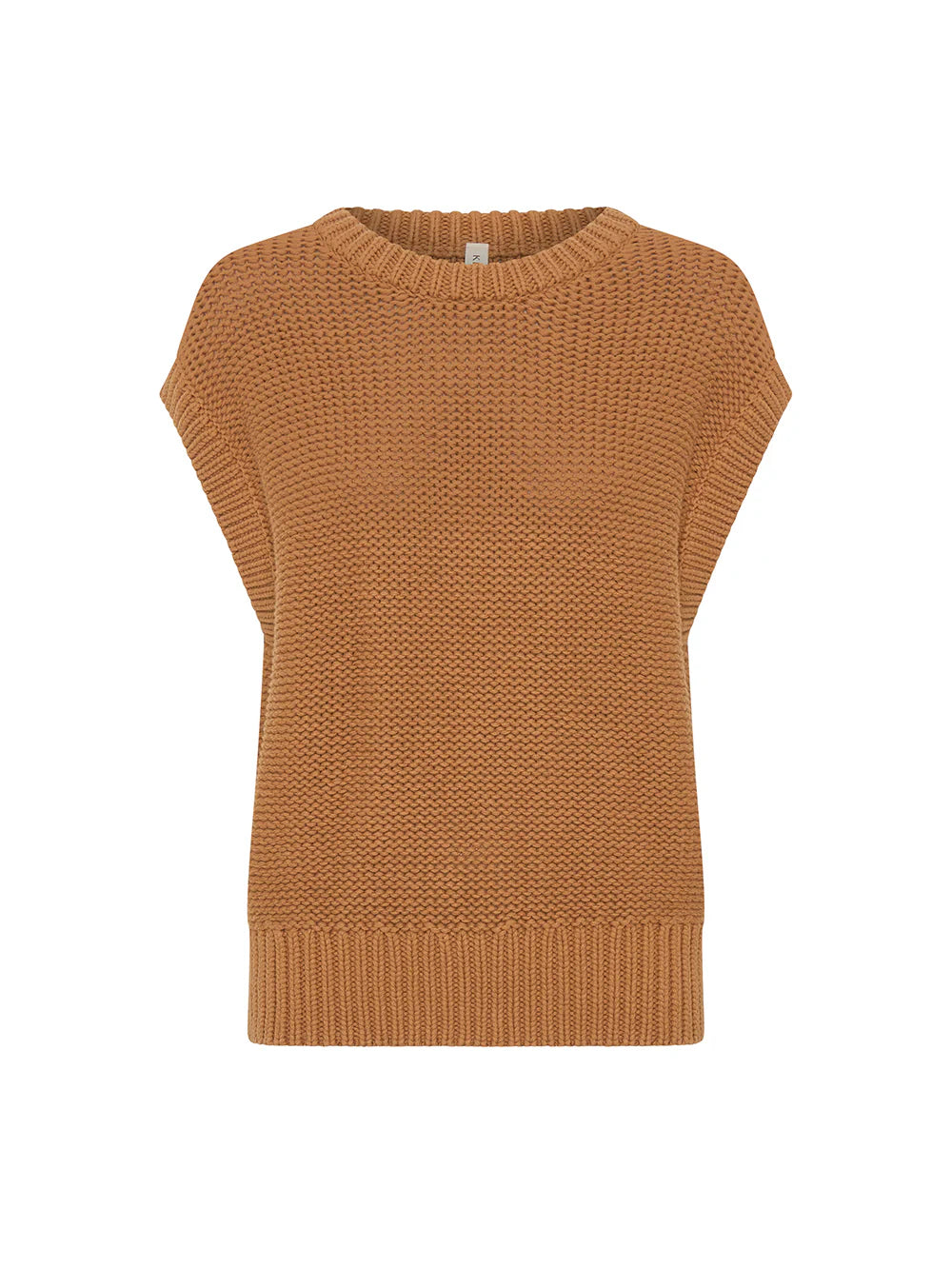 KIVARI - Olesia Knit Vest in Tan