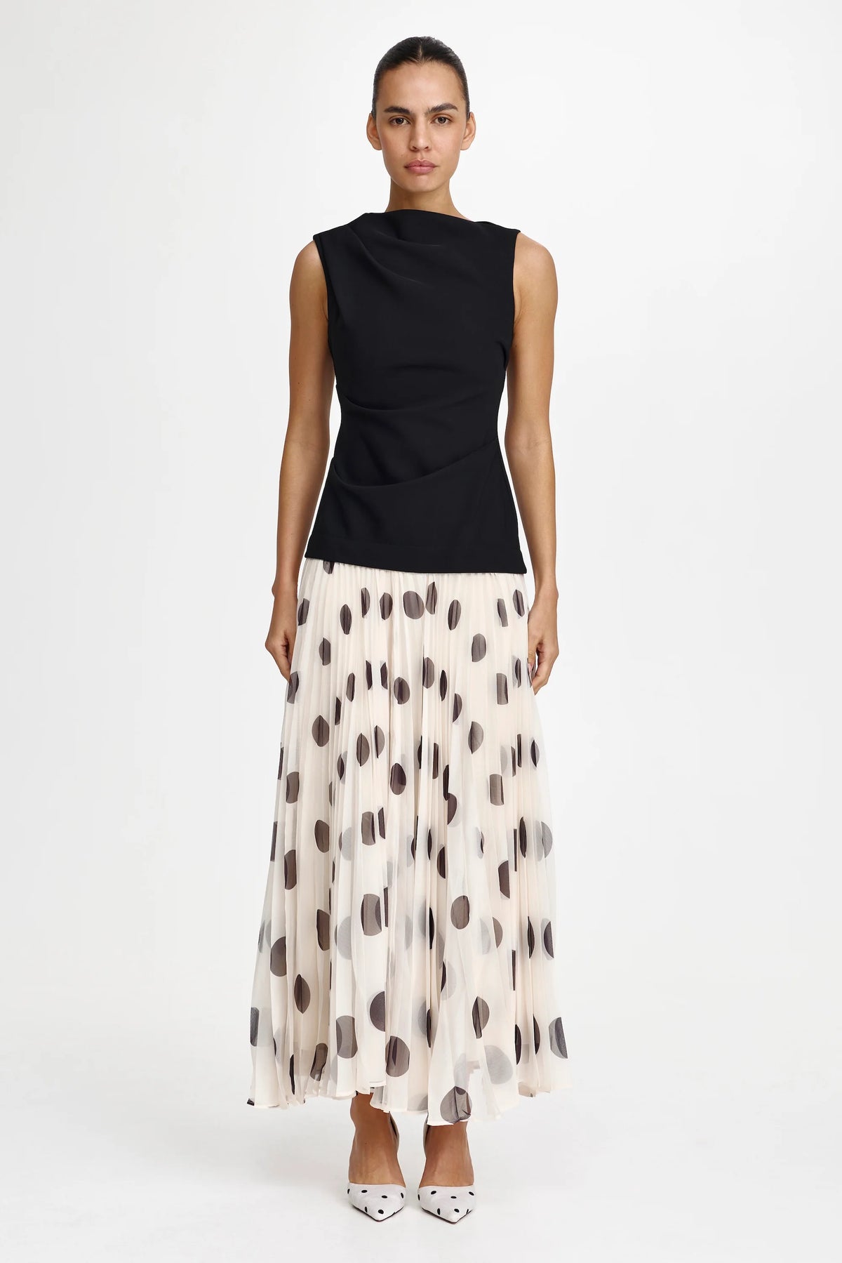 ACLER - Poznik Maxi Dress in Dotty