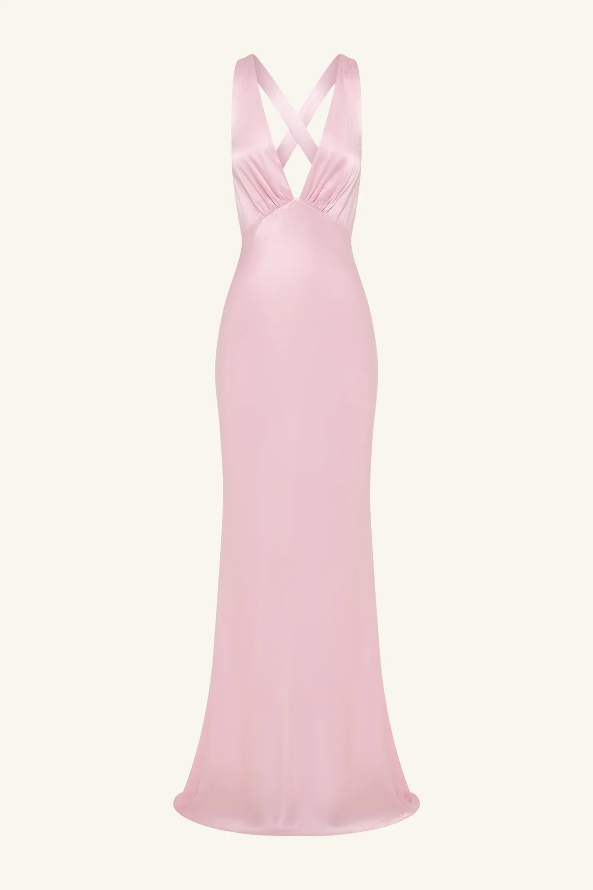 Shona Joy - La Lune Plunged Cross Back Maxi Dress IN BLOSSOM