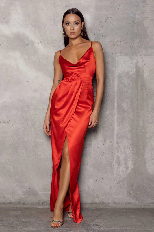 ELLE ZEITOUNE Paloma Red Dress