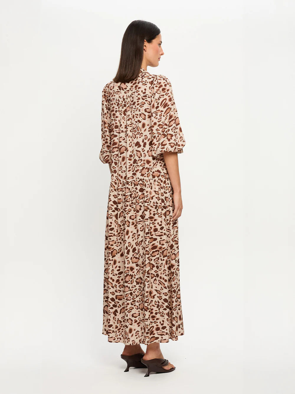 KIVARI - Paris Maxi Dress in Leopard