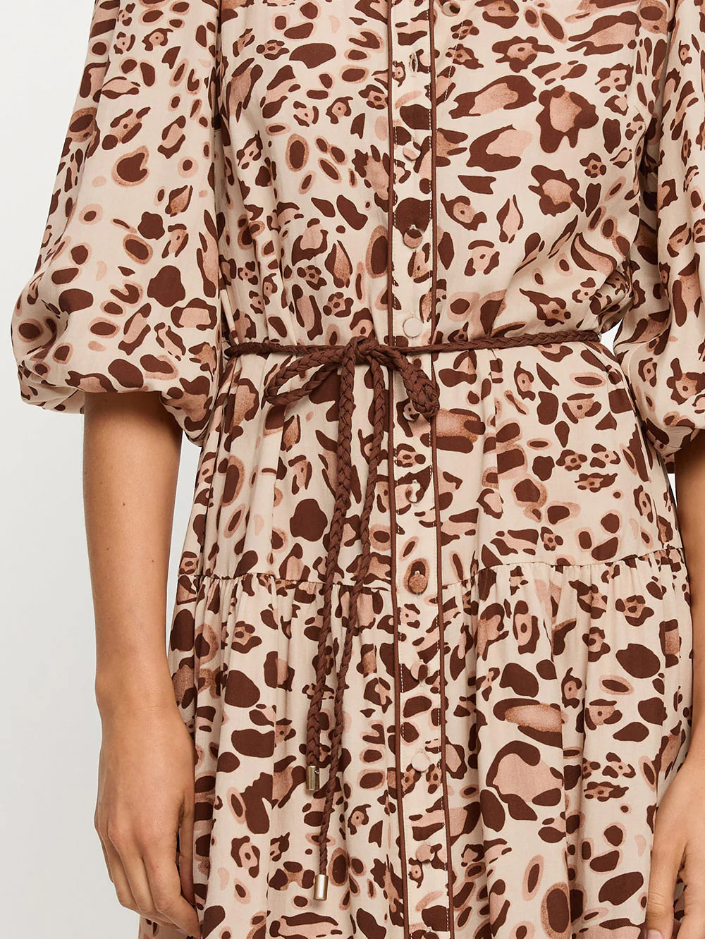 KIVARI - Paris Maxi Dress in Leopard