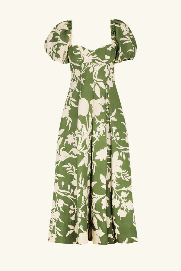 SHONA JOY Renee Panelled Bustier Midi Dress