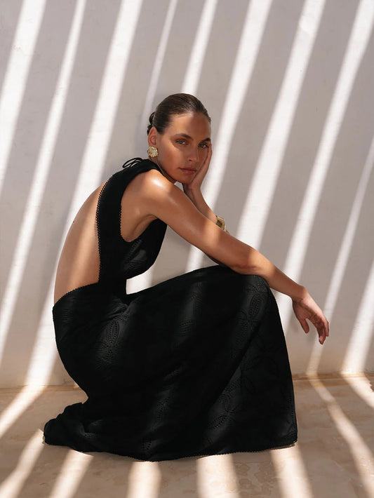 KIVARI - Rio Maxi Dress in Black