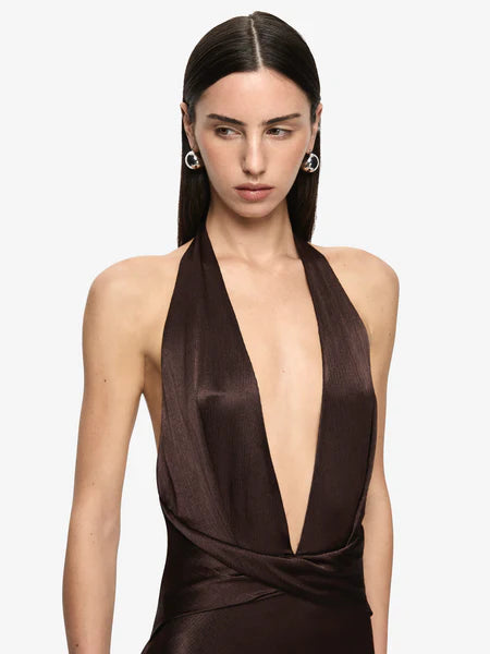 BEC + BRIDGE - IRINA MAXI DRESS in Dark Choc