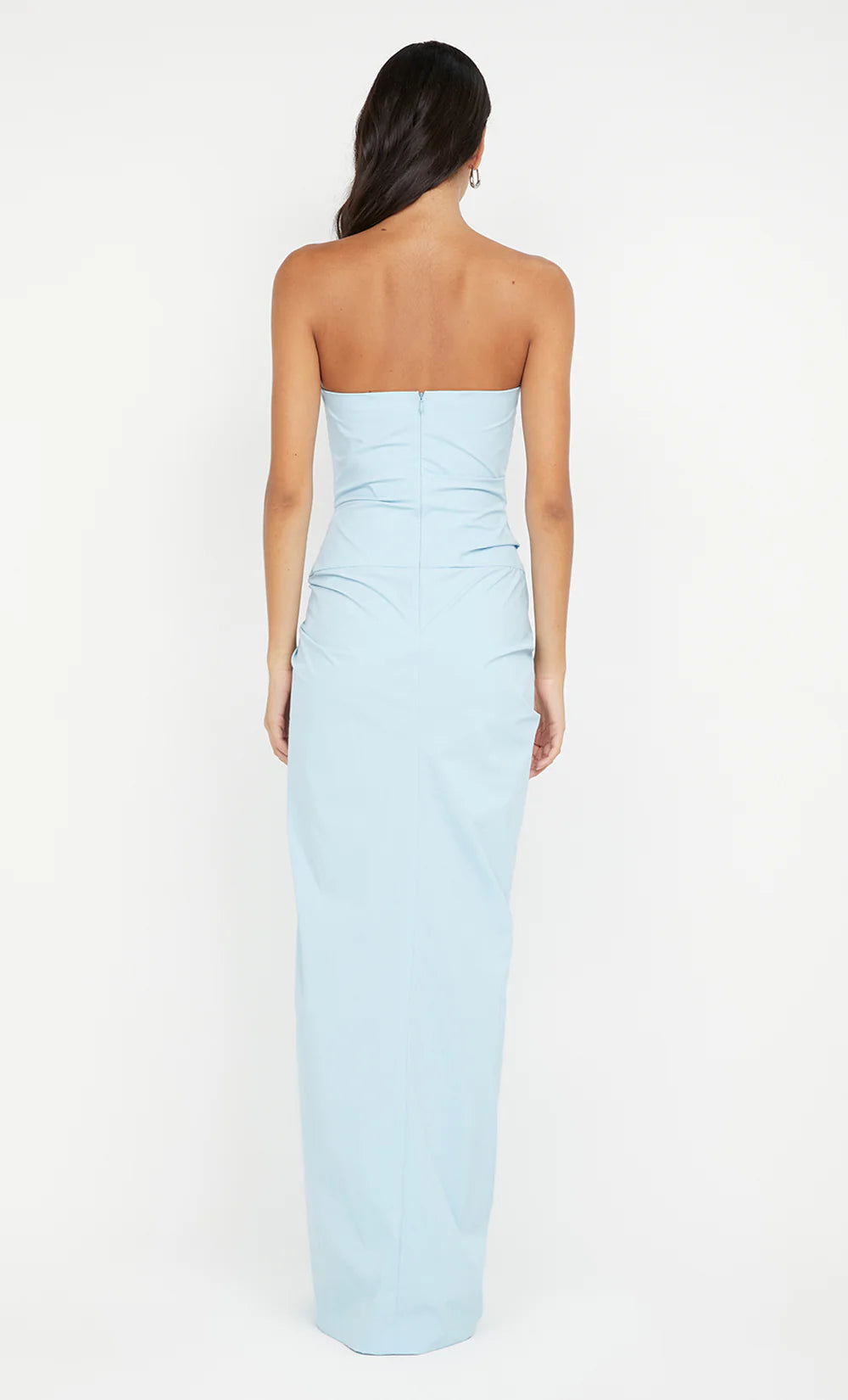 BEC + BRIDGE Domenic Strapless Dress in Sky Blue