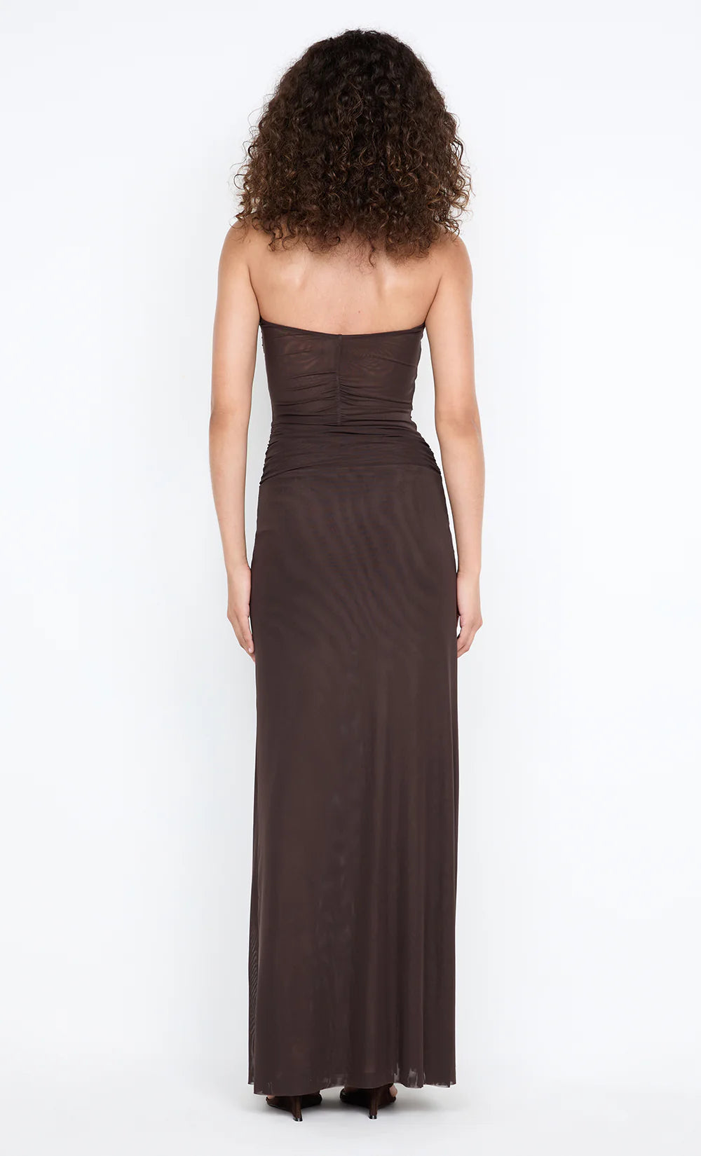 BEC + BRIDGE - Ida Strapless Dress Dark Chocolate