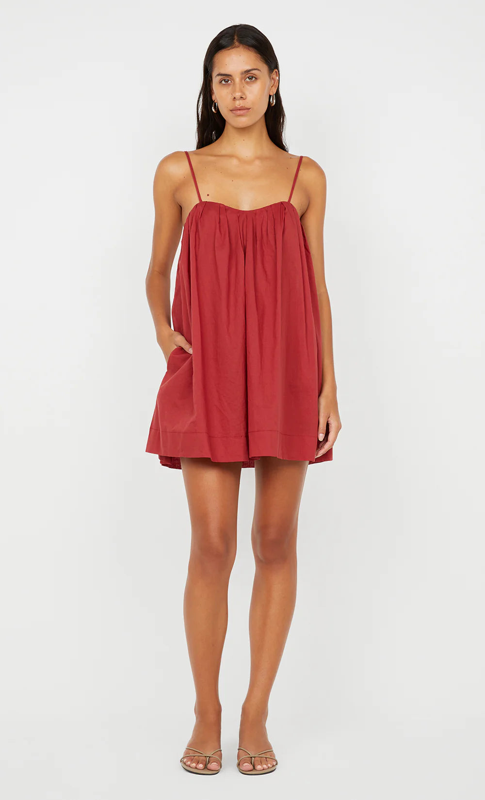 BEC + BRIDGE Vivian Mini Dress-cherry