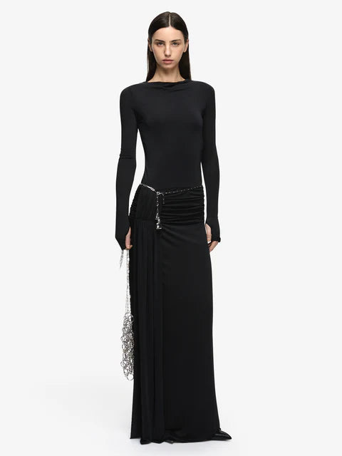 BEC + BRIDGE - ANDREA LONG SLEEVE MAXI DRESS In Black