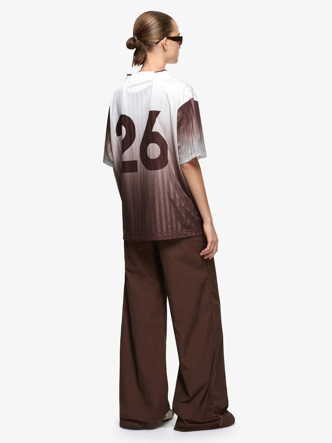 BEC + BRIDGE Zelia Jersey T Shirt in Bitter Choc Ombre