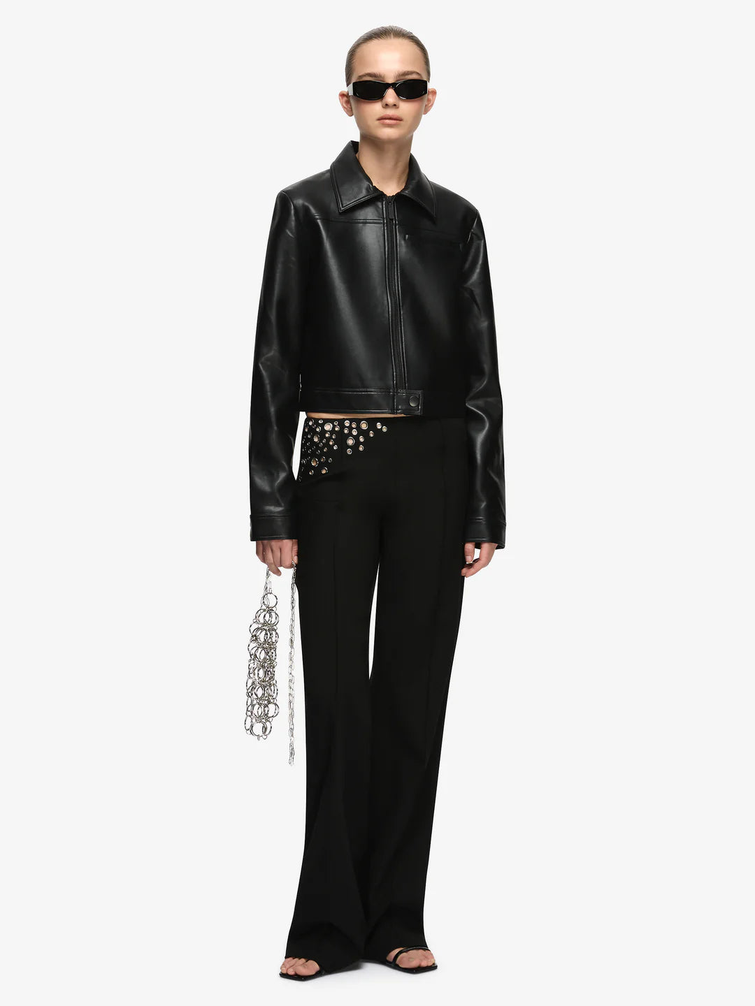 BEC + BRIDGE - Saphira Cropped Jacket in Black