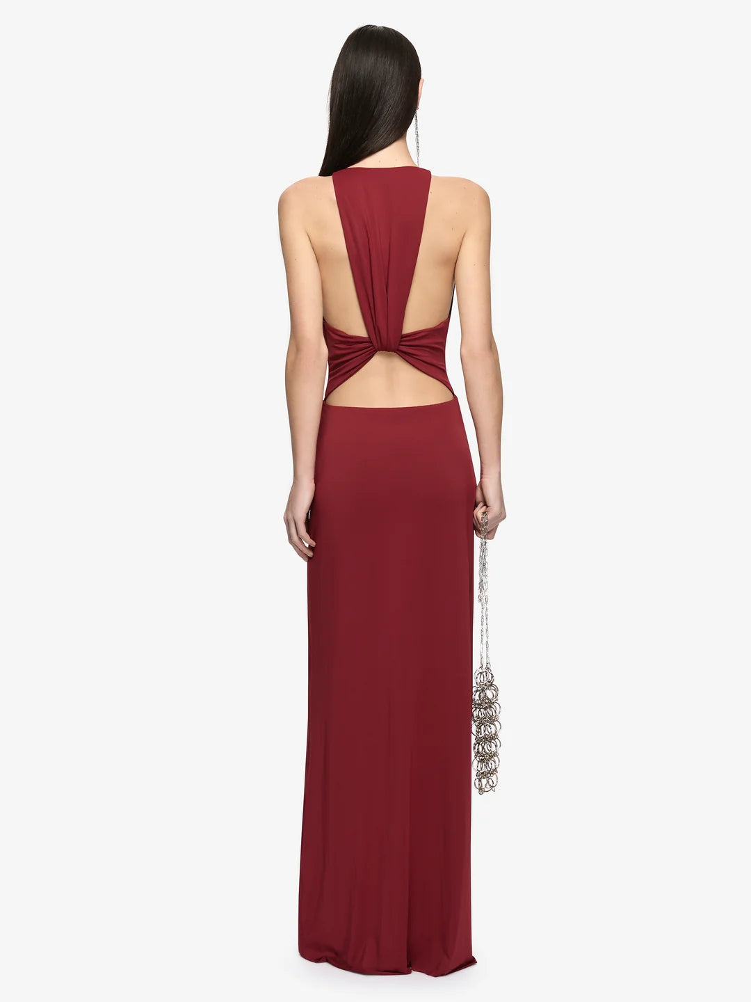 BEC + BRIDGE - Thalia V Maxi Dress in Syrah