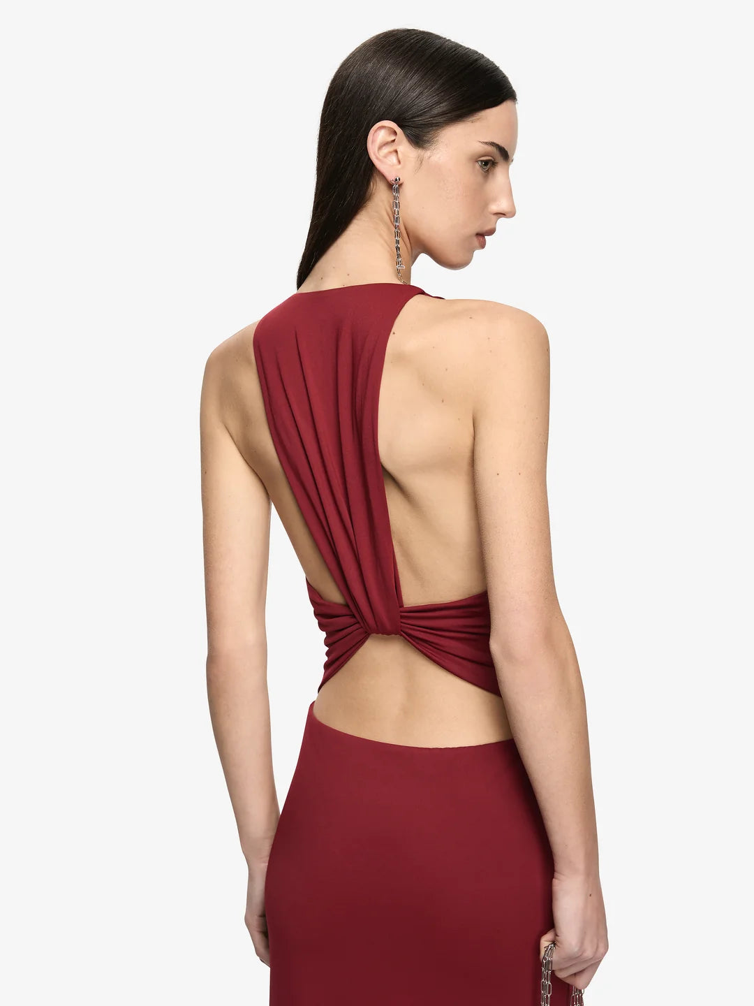 BEC + BRIDGE - Thalia V Maxi Dress in Syrah