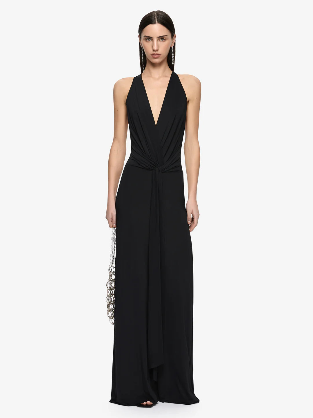 BEC + BRIDGE - Thalia V Maxi Dress in Black