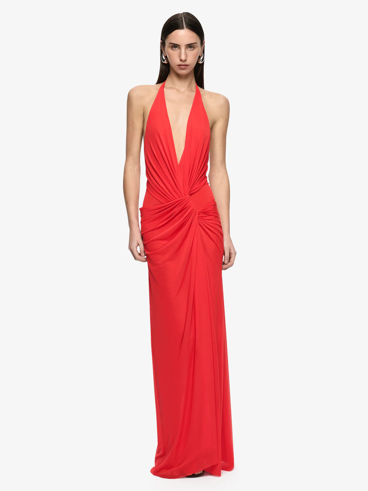 BEC + BRIDGE - XANTHI V NECK MAXI DRESS In Flame
