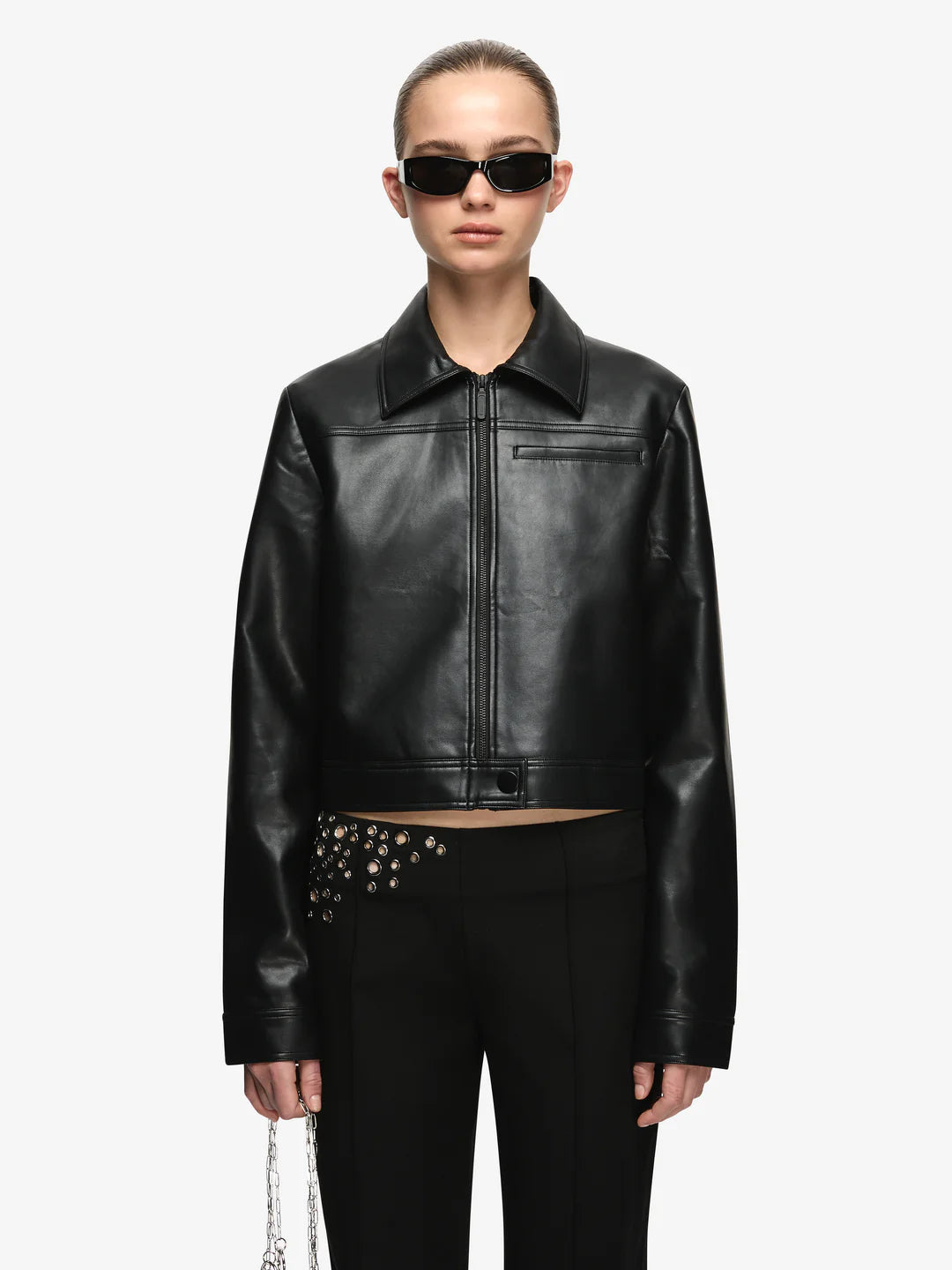 BEC + BRIDGE - Saphira Cropped Jacket in Black