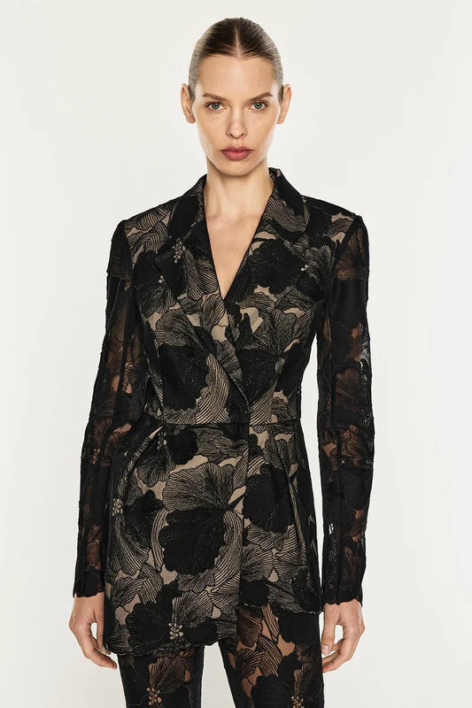 MANNING CARTELL - Sheer Force Peplum Blazer