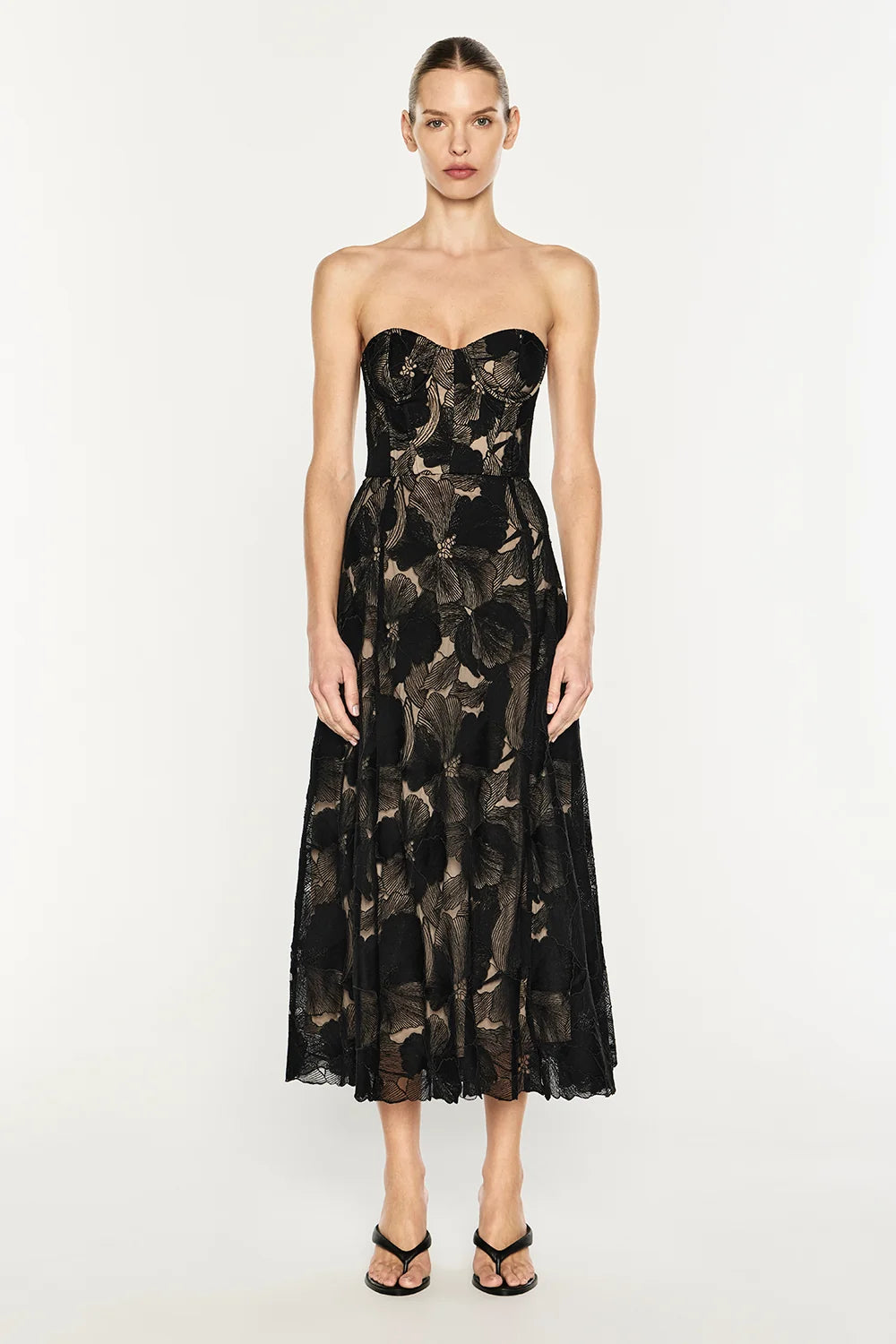 Manning Cartell - Sheer Force Strapless Dress IN BLACK
