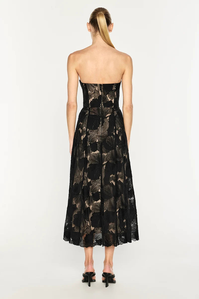 Manning Cartell - Sheer Force Strapless Dress IN BLACK