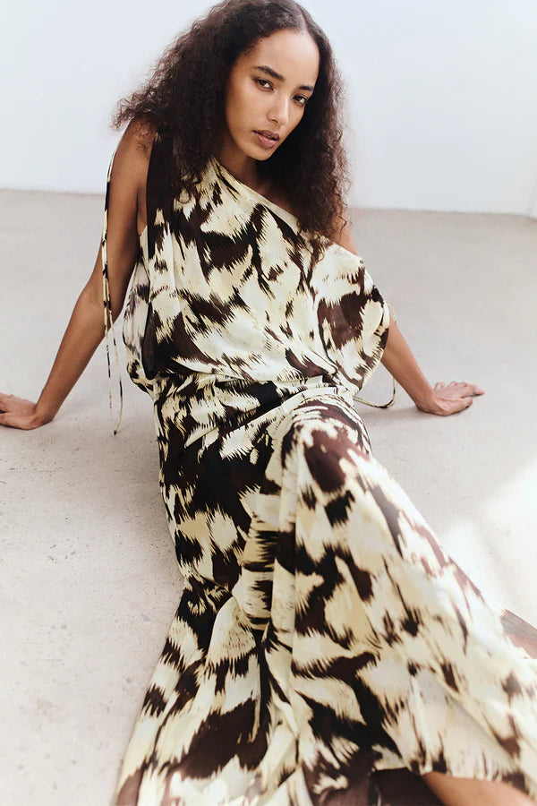 SHONA JOY - Benny Off Shoulder Blouson Maxi Dress