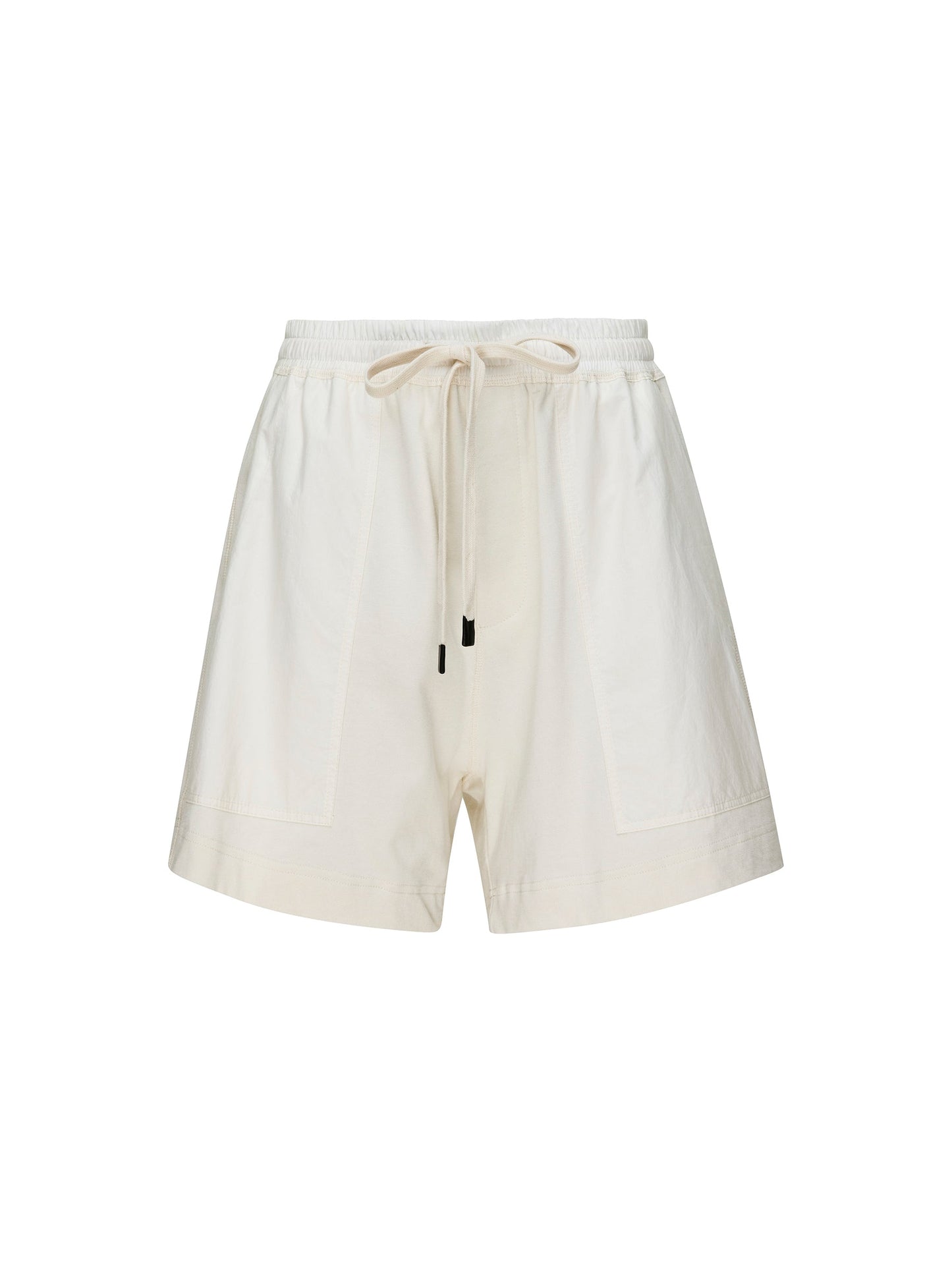 BASSIKE Contrast pocket detail short-off white