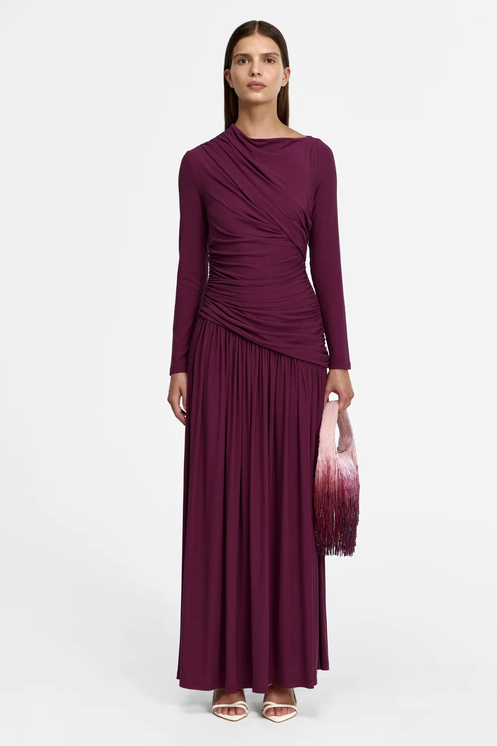 ACLER - Stamford Maxi Dress in Boysenberry