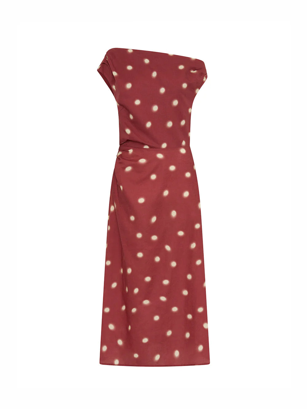 KIVARI - Saro Midi Dress in Brick