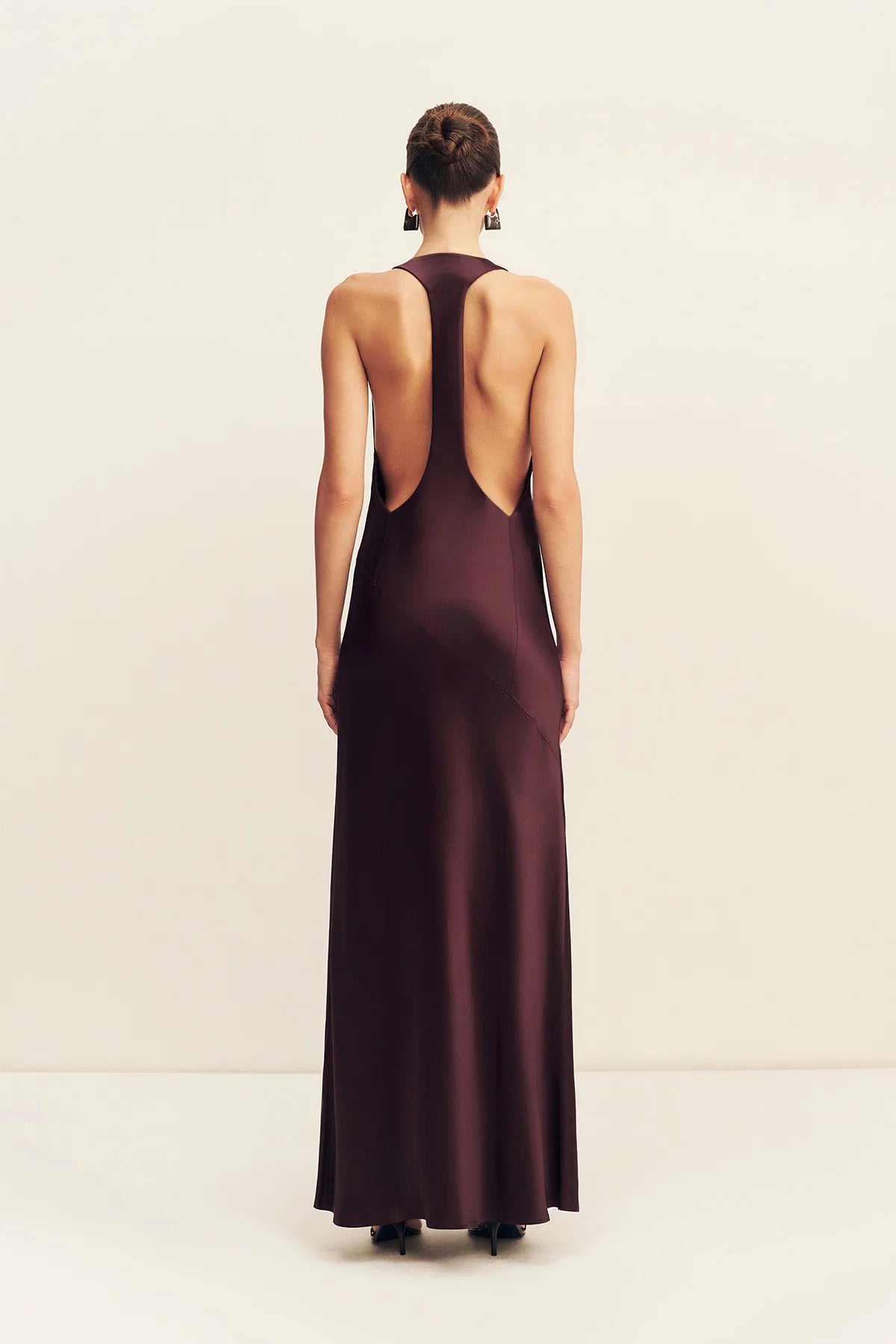 Shona Joy - Savanna Racer Back Maxi dress IN PLUM