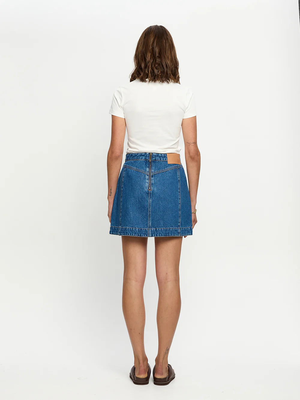 KIVARI - Shea Denim Skirt in Indigo