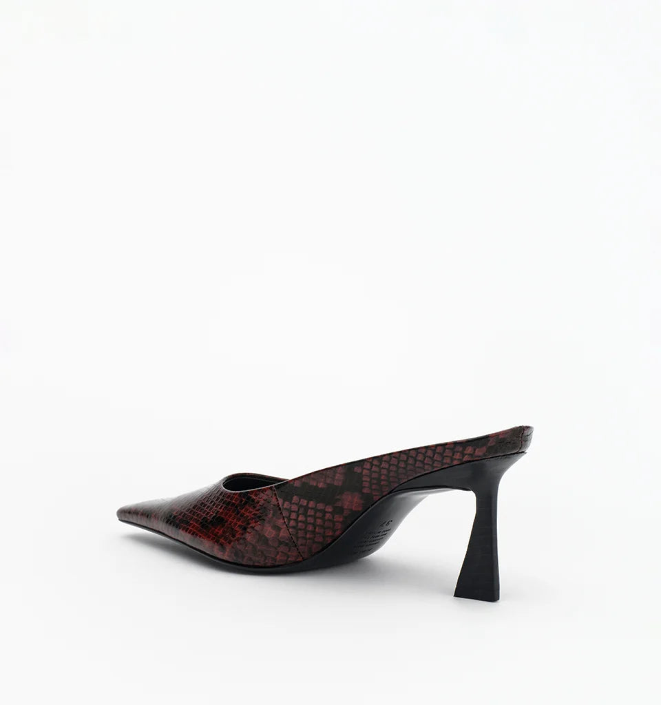 ALAIS MAE - Skyler in Burgundy Snake