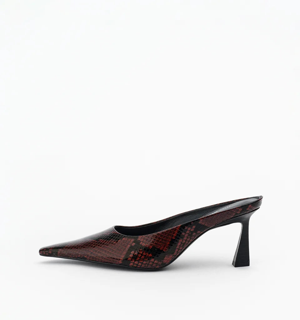 ALAIS MAE - Skyler in Burgundy Snake