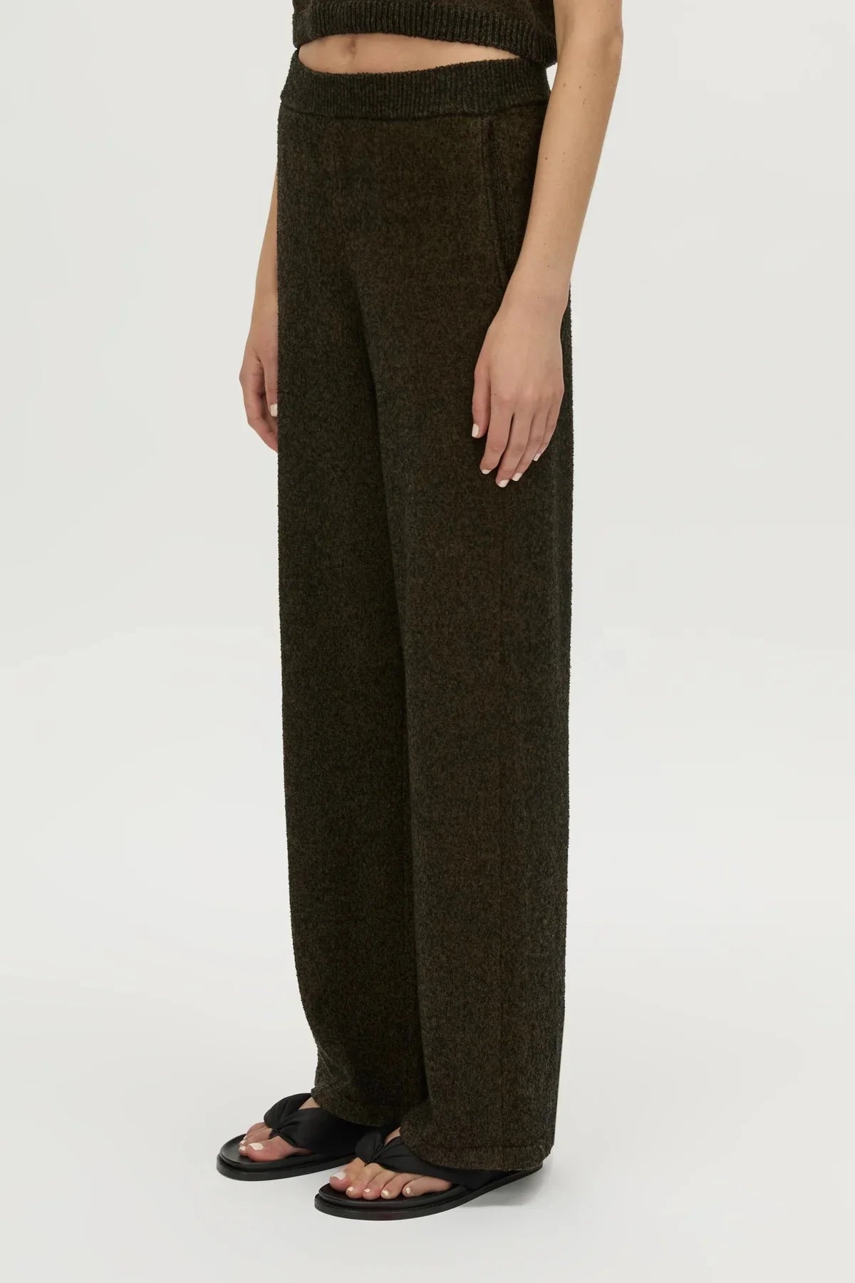 Camilla and Marc - Soleo Textured Knit Pant IN COCOA