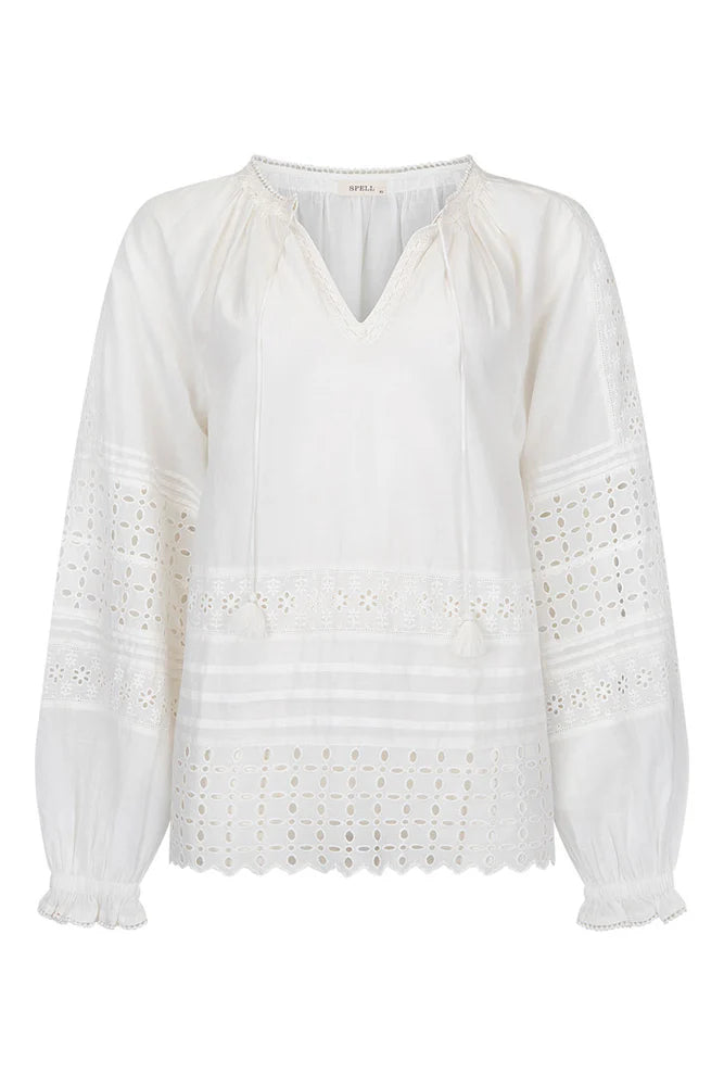 SPELL - Love in the Afternoon Lace Blouse (Daisy)