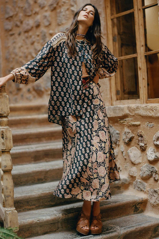 SPELL Marmont Maxi Skirt